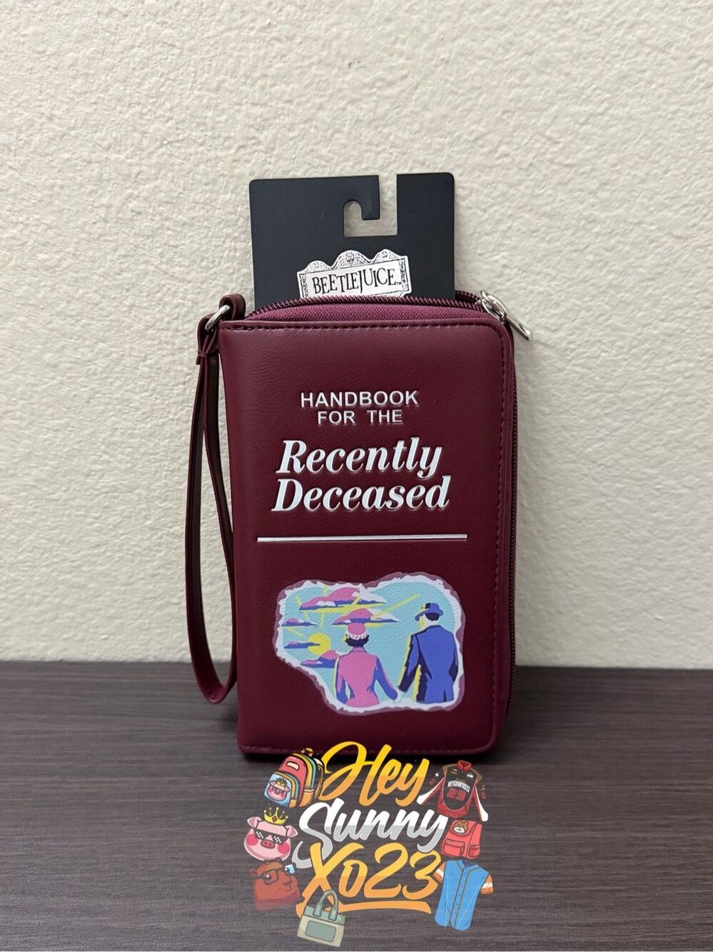 Beetlejuice Handbook For The Recently Deceased Tech Wallet